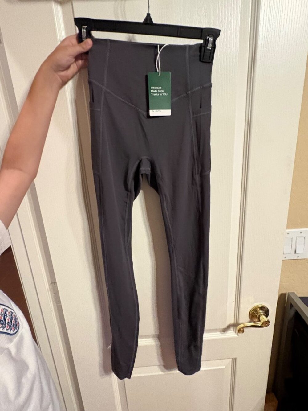 Halara Dark Gray Full Length Leggings XXS NWT